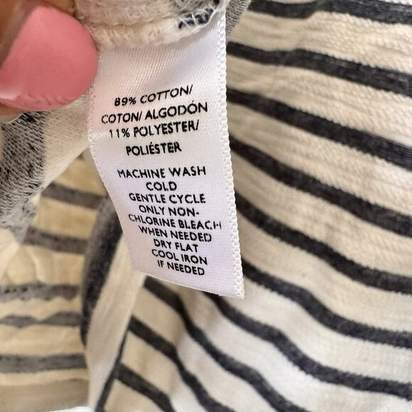 Lou & Grey 3/4 Sleeve Blouse Size Small Nautical Resortwear Striped - Picture 5 of 7